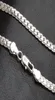20 tum 5mm trendiga män 925 silverhalsband kedja för kvinnor parti mode silver figaro kedja halsband pojke tillbehör2813125