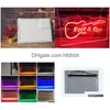 LED Neon Sign Rock and Roll Guitar Music Beer Bar Pub Club 3D Signs Light Home Decor Crafts Drop Delivery Lights Lighting Holiday DHB5H