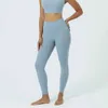 Abbigliamento yoga caldo Lu-06 Leggings sportivi con donna Nessuna linea imbarazzante Allinea 22 colori Fitness Pantaloni yoga carini a vita alta Jogg 86