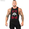 Herren Tank Tops 2023 Mode Gym Baumwolle Singlets Canotte Bodybuilding Stringer Tank Top Super Mann Fitness Shirt Muscle Guys ärmelloses TanktopL240124