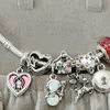 Nieuwe Hot Kerst Charm Fit Originele Armbanden Voor Vrouwen Hart Sneeuwpop Hanger Draak Kralen Liefde Geschenken DIY