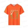 Été enfants à manches courtes bébé filles garçons hauts petite taille enfants t-shirts lettre géométrie imprimé enfants décontracté t-shirt vêtements amples SDLX