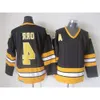 Jerseys de hockey vintage # 4 Bobby Orr Jersey MENS Negro 75.o Clásico de invierno Camisas cosidas amarillas 1976 Nation Team A Patch M-X 99