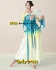 Stage Wear Danse classique Performance professionnelle Pratique Vêtements Femme National Yangko Élégant Costume chinois ancien
