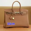 luxury tote 35cm women's bags 10a mirror quality designer bag handbags togo calfleather 24k hardware light pink etoupCustomized other women's bags with orange box