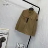 Designer Stone Pocket Jackets Island Jacket Långärmad blixtlås Män män Tshirt Casual Coat Windbreaker Embrodery Mens Skjortor Autumn Coats Asian Size M-3XL 5104