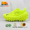 أحذية مصمم أحذية Defender Sneaker Extreme Tread Shoes Rubber Tyre Sneakers Black White Army Green Pink Winal Women Men Sports 240311