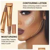 Bronzers Highlighters eelhoe خافي العصي و MTI-functional makeup pen contour beauty wand confening مع وسادة otcoq