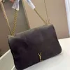 Kedja axelväskor designer jamie väska tote mocka crossbody paljett handväska läder svart handväska kvinnor senaste mode den