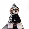Projektantka ubrania pies marka odzież psa zima bluza z kapturem ciepła bluza zimna pogoda Puppy Puppy Płaszcz dla małych psów Zachowaj szczeniaki ciepło i stylowy kamuflaż L A937