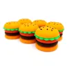 Hamburger Shape Wax Container Silicone Jar 5 Ml Silicon Containers Food Grade Jar Oil Holder For Vaporizer Dab Tool Storage ZZ