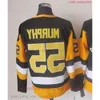 1980 Film Vintage Hockey 87 Sidney Crosby Maglie CCM Ricamo 55 Larry Murphy 19 Bryan Trottier Ron Francis Mark Recchi Maglia Bianca 68