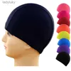 Swimming caps 1Pcs Men Women Children Solid Color Sporty Ultrathin Bathing Caps Protect Ears Long Hair Swimming ToolsL240125