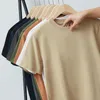 Polos pour hommes Été Japonais Heavy Coton T-shirt à manches courtes T-shirt Hommes Couleur Solide Blanc Chemise vierge