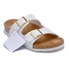 High quality birkinstocks Designer Sandals Comforts Leather Men buckle strap flip flops Women Summer Slippers clog Suede Platform slides Casual shoes Size 36-46