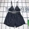 Léopard Imprimerie pour femmes Sling Vest Shorts de maillot de bain des maillots de maillot de bain Bikinis Sports Bra 2pcs Sets Fashion Sexy Yoga W 77