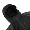 Мужские куртки Уличная тактическая куртка с капюшоном Мужская боевая военная куртка Весна Осень Съемная толстовка с несколькими карманами Куртки-бомберы Мужские черные J240125