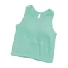 Lu-011 Ebb para rua yoga tank top verão esportes colete de fitness com sutiã acolchoado costela racerback roupas de ginástica femininas uma peça 80