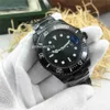 Watches for Men Movement Watch Date Factory All Mechanical Stainless Mariner Style 904 Sapphire Steel Glass Black Ceramic Original Box