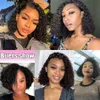 Wear and Go Gel Free Wig Short Bob Wig Human Hair Twisted and Curled Upgrade NoGlue 13x4 Lace Front Wig Black Female Human Hair 230125