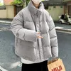 Hong Kong style rue ample et polyvalent automne hiver velours côtelé coton manteau chaud simple décontracté couple veste 240119