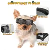 Hundkläder husdjur levererar UV och vindbeständiga glasögon mjuka ramglasögon solglasögon utomhusprodukter