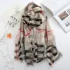 Designer Scarves 100% Silk Women's Scarf Size 180*140cm Plain Lengthened Warm Shawl Pashmina Wrap Ring Headband