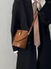 Вечерние сумки, большая вместительная женская сумка-мешок из искусственной замши, винтажная однотонная матовая женская сумка на плечо, простая универсальная женская сумка-тоут
