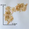 Fliegen DIY Blume bestickt Kragen für Damen 3D Spitze Polyester Hemd abnehmbare Patches Kragen Handwerk Nähen Zubehör