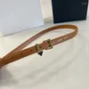 Cinturones Diseñadores Cuero genuino para mujeres Cintura Ceinture Hebilla de oro Lujos Cinturón de diseñador clásico Cuero de vaca de alta calidad