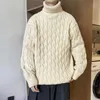 Men's Knitted Pullover Sweater Man Thickening Warm Sweaters Male Winter Clothing S-XXXXXL Plus Size Turtleneck Knitwear Male 240124