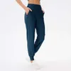 Justera kvinnors lu yoga outfit solid färg pant hög midja designers kläder sexiga bengyogor byxor sport elastisk fitness slitage totalt t 65