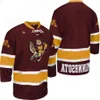 Billiga herrar Minnesota Gophers Hockey Jersey 17 Blake Wheeler 4 Erik Johnson 9 Kyle Okposo 26 Thomas Vanek 5 Nick Leddy 21 Casey Mittelst 58