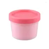 Bouteilles de stockage 40 pièces 50g 100g vide rose crème pour le visage PP pot conteneur pour les cosmétiques à la main emballage Pots de soins de la peau étain cosmétiques conteneurs