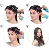 Aste per permanente e 100 pezzi 5 dimensioni Bigodini con capelli Aste per onde fredde Bigodino per capelli per donne Capelli lunghi e corti Con borsa 240119