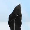 Men039s Hoodies Wizard Hat Oblique Zipper Punk Rock Hiphop Streetwear Gothic Style Diagonal Zip Up Black Cloak Hoodie Jacket Fo6963959