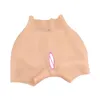 Costume Accessories Men's Silicone Fake Vagina Pants False Sexy Buttocks Bum Shemale Cosplay Crossdresser Drag Queen Hip Enhancer Pant