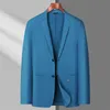 Homens finos de verão blazer de seda de seda respirável traje casual 7xl 8xl plus size size de terno jaqueta 6xl Blazers leves 145kg 240119