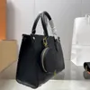 10a designer de mulheres de luxo On The Go tote bolsa de ombro de alta qualidade homem fim de semana loja de viagens bolsas pochette bolsa de embreagem marrom flor couro em relevo bolsa de alça superior