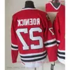 Film CCM Hockey su ghiaccio vintage 27 Maglie Jeremy Roenick cucite 35 Tony Esposito 88 Patrick Kane 30 Ed Belfour 28 Steve Larmer Jersey Bl 17