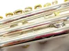 Flute YFL-614 Professionell modell Musikinstrument hårt fall Gakki