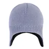 Beanie/Kafatası Kapakları Connectyle Erkekler Kadınlar Sıcak Kış Şapkaları Kablo Örgü Polar Dizli Kulak Şapkası Günlük Beanie Cap 240125