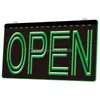 LED NEON Sign LS0004 LIGHT OPEN OPEN SHOP BAR BUB CLUB 3D ENGRAIVE بالجملة البيع بالتجزئة أضواء التوصيل الإضاءة الإضاءة DHSIR