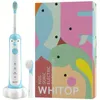 WHITOP ED01 Brosse à dents électrique avocat pour enfants Brosses à dents électroniques soniques rechargeables, IPX8 étanche, 3 modes Brosse à dents de chargement sans fil