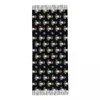 Schals Mops Gewichtheben Kreuzheben Fitness Schal Wraps Frauen Winter Warmer langer weicher Schal Hund Fitnessstudio Workout Pashmina