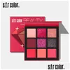 Eye Shadow Exclusive SFR Brand Obsessions Eyeshadow Palette - Ruby Amethyst Emerald Drop Delivery Health Beauty Makeup Eyes Otzhb