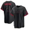 Elly de la Cruz Baseball Jerseys Johnny Bench Alexis Diaz Spencer Steer Jonathan India Frankie Montas Joey Votto Barry Larkin Tyler Stephenson Hunter Greene