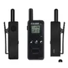 Walkie Talkie Helida T-M2D 2 Вт супер мини двусторонняя радиосвязь FRS Gmrs UHF 400-520 МГц прямая доставка электроника телекоммуникации Otjbz