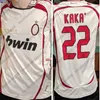 Retro Ac Soccer Jerseys Long Sleeve Kaka Maldini VAN BASTEN Pirlo Inzaghi Beckham Gullit Shevchenko Classic AC SE Football Shirt 09 10 06 07