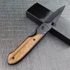 Cuchillo plegable de bolsillo BM DA44, mango de madera, hoja con acabado de titanio, cuchillos tácticos EDC, cuchillos de bolsillo BM 535 940 9400